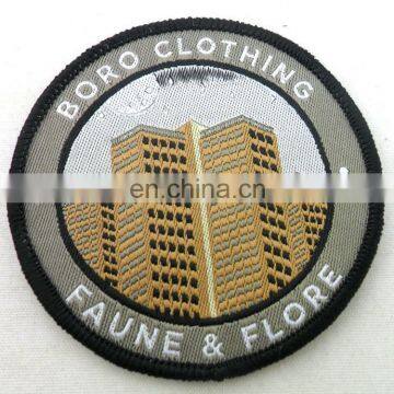 China supplier custom design jeans woven label jeans label patch