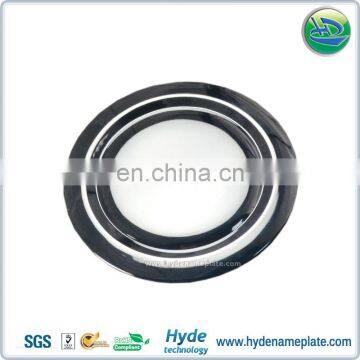 ABS Chromed Round Car Nameplate Badges Emblems, Custom Plastic Car Auto Logo Sticker photo-4