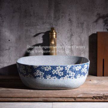 New style ceramic bathroom hot sale table sinks