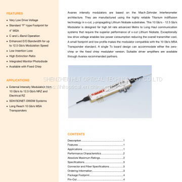 AVANEX 10G модулятор /F-10/10G