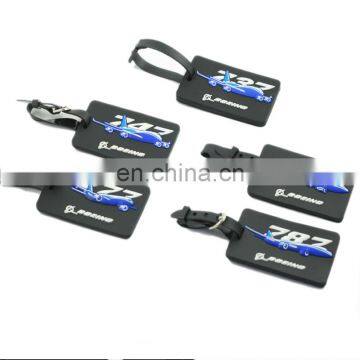 2018 Cheap Custom PVC Luggage Tags for Travel Identifier Suitcase Label photo-2