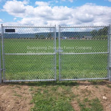 chain link fence cost chain link fencing double swing gate