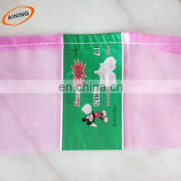 Hot selling popular PP/PE mesh bag for agriculture