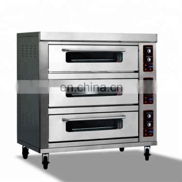 Double Deck Bread Baking Gas Oven , Bakery Equipment Prices