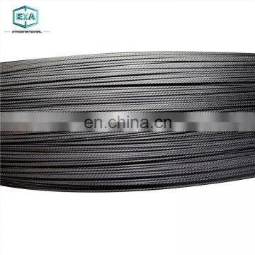 6mm 7.0mm prestressed tensile structure Spiral ribbed surface dia steel pc cable wire