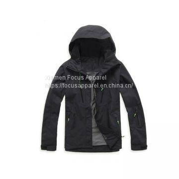 Waterproof Fashion Rain Jacket Functional Softshell Camping Hiking Skiing Jacket With Hood photo-2