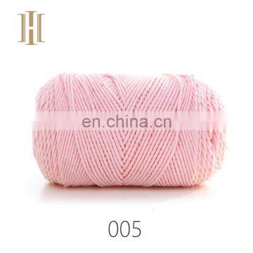 Rainbow Knitting Yarn In 55%Acrylic 45%Cotton Yarn For Children Gifts