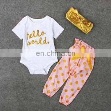 Lovely girl clothes baby clothes children's foreign trade infant toddlers clothing baby romper