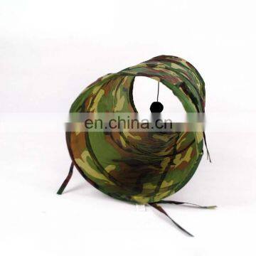 Camouflage Cat Toy Long Cat Tunnel Army Green Pet Tunnel Foldable