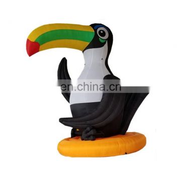 Big Bird Air Balloon Display Character Inflatable Advertising Cartoon for Outdoor Business Purpose