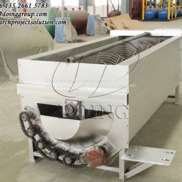 Large capacity and easy maintenance cassava peeling machine in garri production line