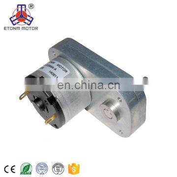 Small 6mm Shaft spur gear reduction flat gearbox high torque 6Volt 12V worm motor