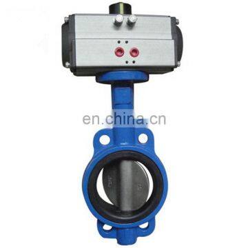 PTFE Acid Chemical Resistant Flow Control Electric Actuator Butterfly Valve