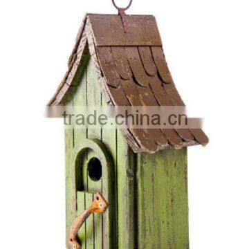 Rustic Garden Wooden Birdhouse