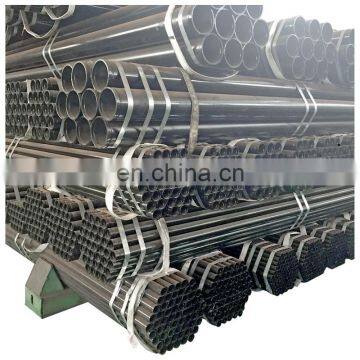 Good quality Q345 Q235b Erw Black Round Steel Welded Pipe