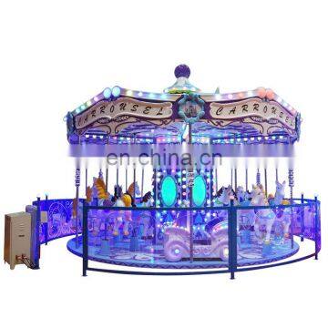 Manege parc attraction foraine a vendre chinois carrousel chine for sale