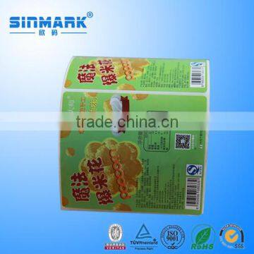 Waterproof self adhesive label customized printed private label shampoo