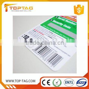 Offset Printing Paper Scratch Card,Prepaid Scratch Phone Card Quality Choice photo-4