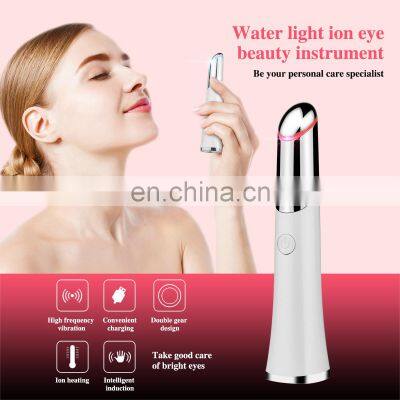 Electric USB Rechargeable Facial Massager Skin Care Device Mini Heat Sonic Eye Massager Pen Vibration Face Lifting Tool photo-4