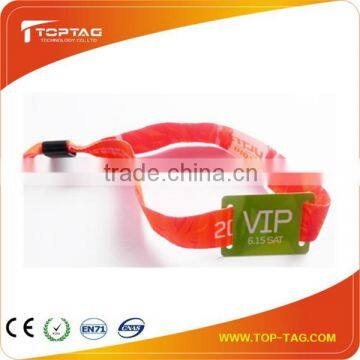 13.56MHz Passive UHF/HF RFID Wristband / RFID braceletor Access Control