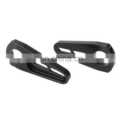Black Aluminum Fuel Tank Mount Tube Clamps Racecar Parts photo-2