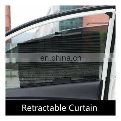 Retractable Black Car Windshield Sunshade Side Window Curtain Advertising Custom Car Sunshade Sun Visor Cover Uv Protection