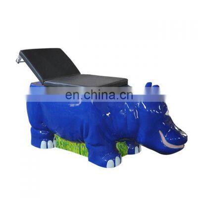 Advanced  Children animal Hippo style pediatric examination couch manual Examination operating Table