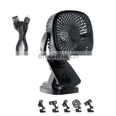 New Trending Portable Auto Rotating Desktop Mini Fan Rechargeable Mini Charging Fan photo-2