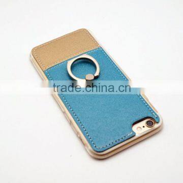 PU Phone Case With Ring Stander Wholesale Hot Selling Mobile Phone Cover for Samsung Galaxy s7 photo-3