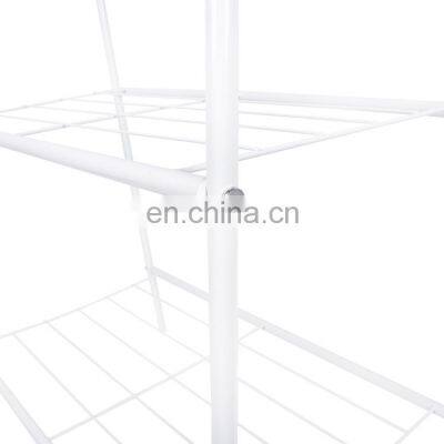 K&B 2 Tier Metal Stand Hanging Clothes Rack Detachable Stand Shoes and Clothes Hanger Rack photo-5