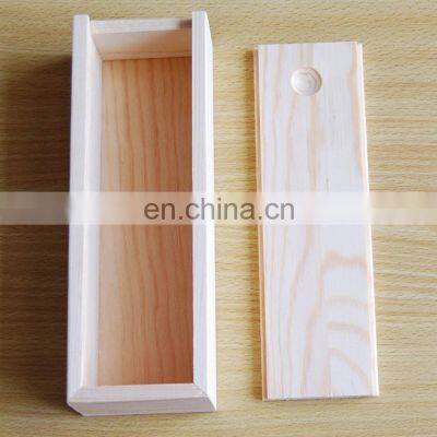 Hot Sale Natural Solid Wood Sliding Wooden Box for Sale photo-3