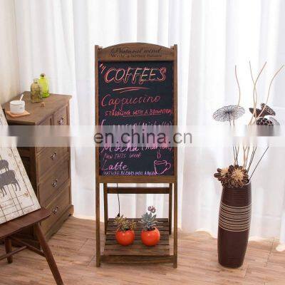 LED Glass Surface Wooden Blackboard photo-2