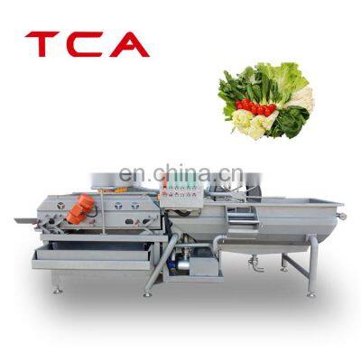 fully automatic washing and dehydrating vegetable salad processing sweet potato washing machine