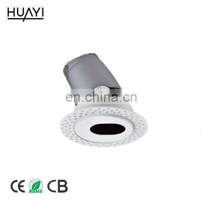 HUAYI Led Spotlights Circular Oval Boundless Design Simple Modern Floodlight Spotlights