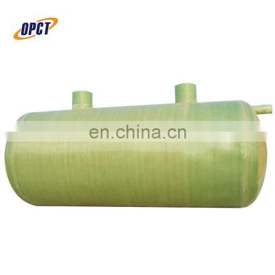 High strength Convenient Stackable Free Maintenance Fiberglass Septic tank for Toliet Sanitary Sewage FRP septic tank