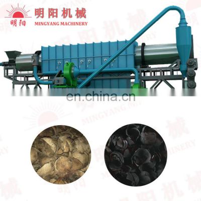 New Smokeless Olive Husk Continuous Charcoal Carbonization Furnace Rice Husk Biochar Carbonizer Stove