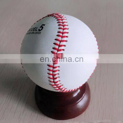 Professional Cowhide Real Leather 30% Wool Filling Cork Core Custom Hard Baseball Ball photo-4