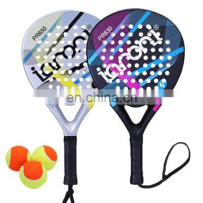 Custom high quality paleta paddle,Wholesale pala hoflader padel,beach tennis racchetta da padel