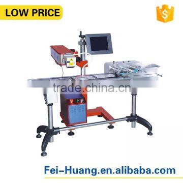 Carbon Dioxide Laser Marking Machine With Conveyer Belt