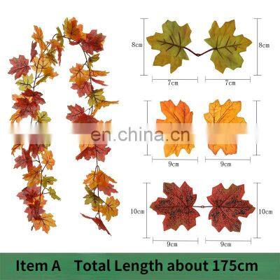 Christmas 2021 Supplies Old Outdoor Decorations Halloween Wholesale Fall Autumn Garland Xmas Decoration