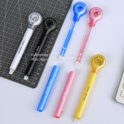 Professional Manufactory Cinta de correction recargable Blister Card Pen Type Correction Tape Refillable