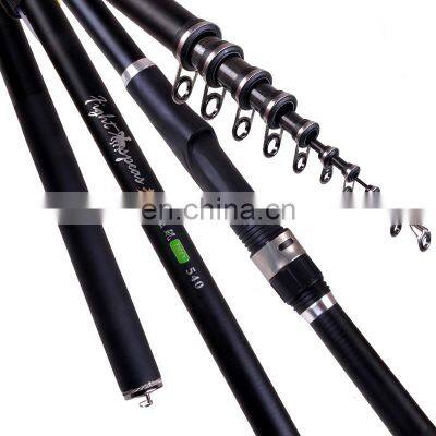 New Portable5.4m 6.3m 7.2m Carp Rod Telescopic Carbon Fiber Fishing Rod Fishing Spinning Rod