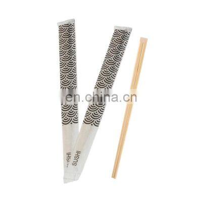 Individual Customized Paper Bag Packed Disposable Bamboo Chopsticks For Sushi