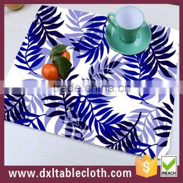 2015 new design Customized full color printing Colorful Plastic placemat