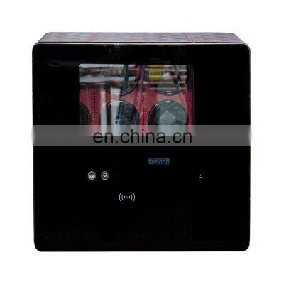 JIMBO Steel Luxury Rotations Mainspring Portable 9 Watch Winder Box With Drawer photo-2