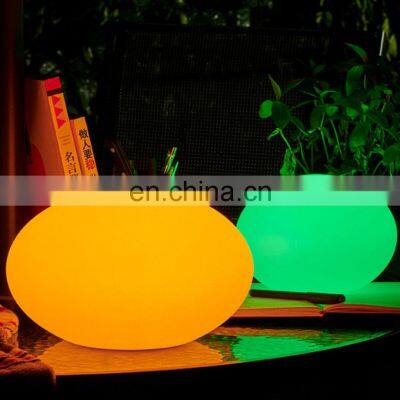 PE LED Pool Ball Rechargeable Display Light Xmas Balls With Colors Change LED Ball Light Garden