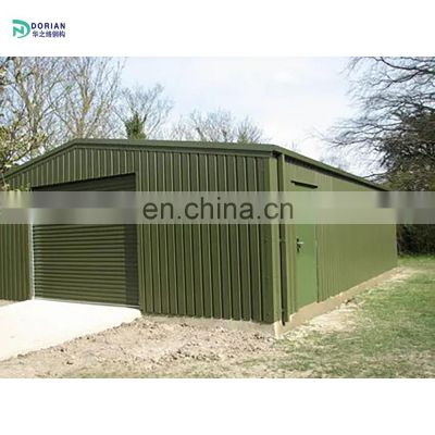 low cost large round wall frames steel structure building prefab house carport