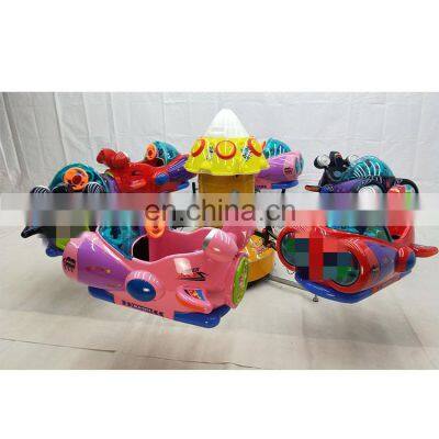 Outdoor amusement park kids merry go round ride on mini carousel for sale