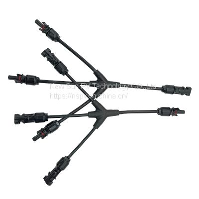 Solar Connector Y Branch PV Cable Connector 3To1 Y Branch Connector