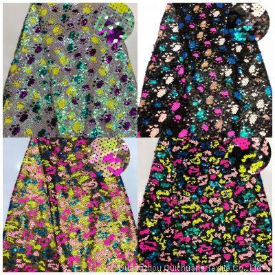 Guichuang Textile Supplies a Large Number of Bead Embroidered Fabrics From Stock, Suitable for Luggage, Shoes and Hats photo-4